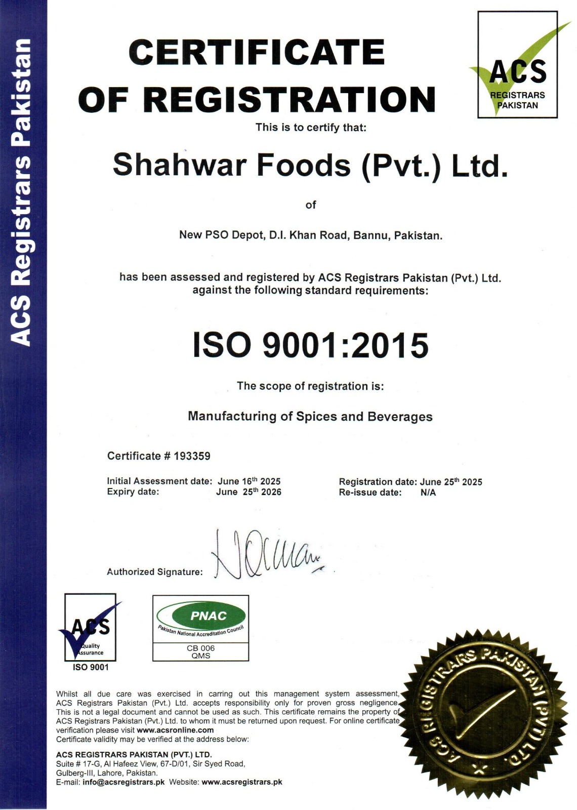 Certificate 1